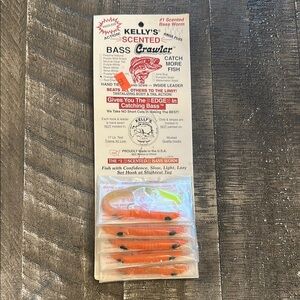 Kelly's Scented Bass Crawler Fishing Lures